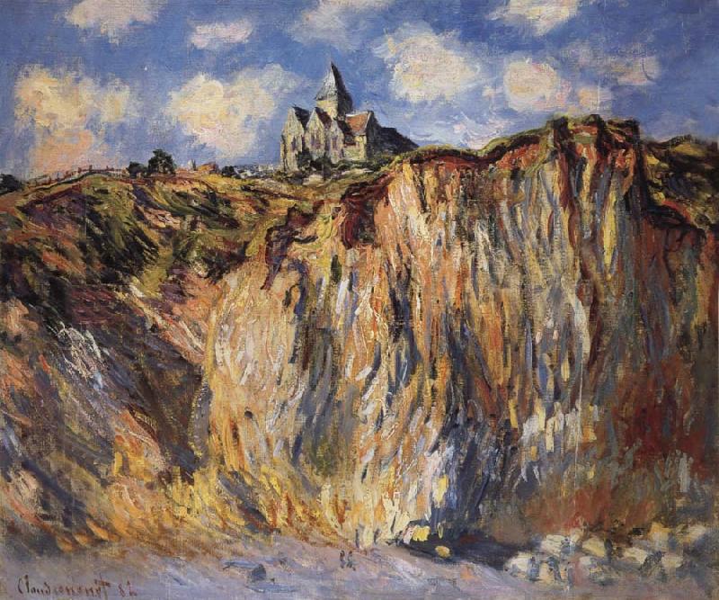 Claude Monet The Church at Varengeville,Morning Effect Sweden oil painting art